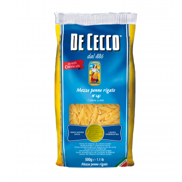 MEZZE PENNE RIGATE DE CECCO 141 KG 0,500 CF24