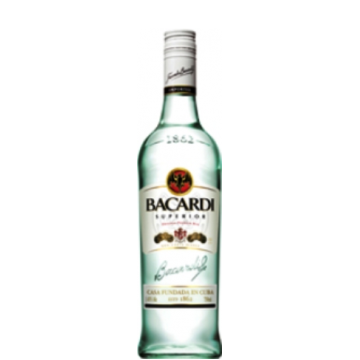 BACARDI SUPERIOR CARTA BLANCA RUM LT1 BT1