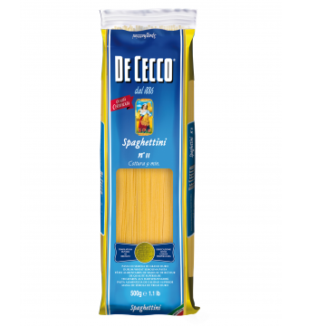 SPAGHETTINI DE CECCO 11 KG 0,500 CF 24