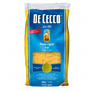 PENNE RIGATE DE CECCO 41 KG 0,500 CF 24