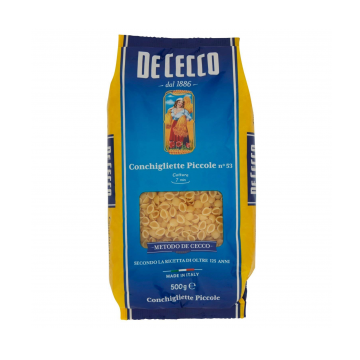 CONCHIGLIETTE PICCOLE DE CECCO 53 KG 0,500 CF24