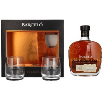 BARCELO RUM IMPERIALE+BICCHIERE KIT 38° CL70  BT1