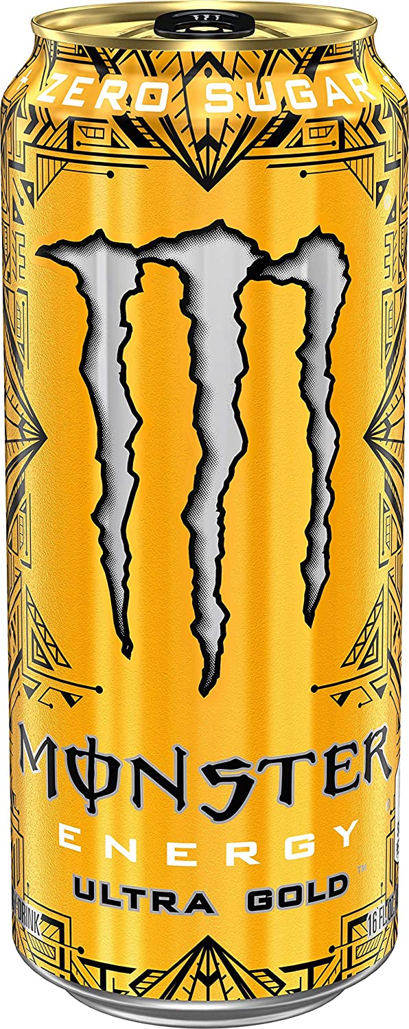 MONSTER ENERGY ULTRA GOLD PINEAPPLE CL50x24  CT 1